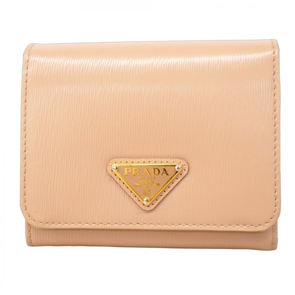 PRADA Cream Leather Wallet - Picture 1 of 7
